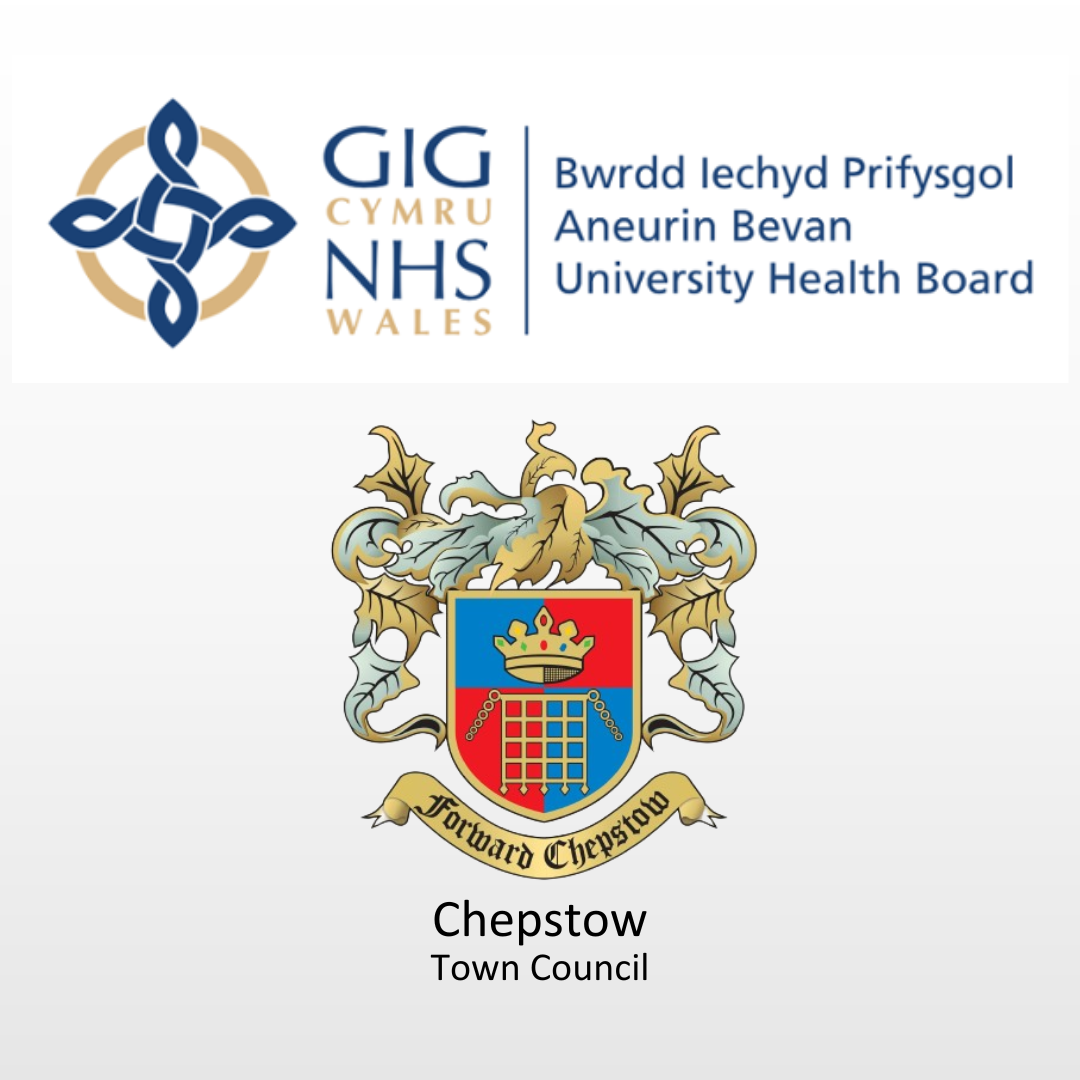 Chepstow Town Council and Aneurin Bevan Health Board.